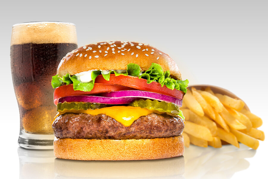  XXL Cheeseburger Menü