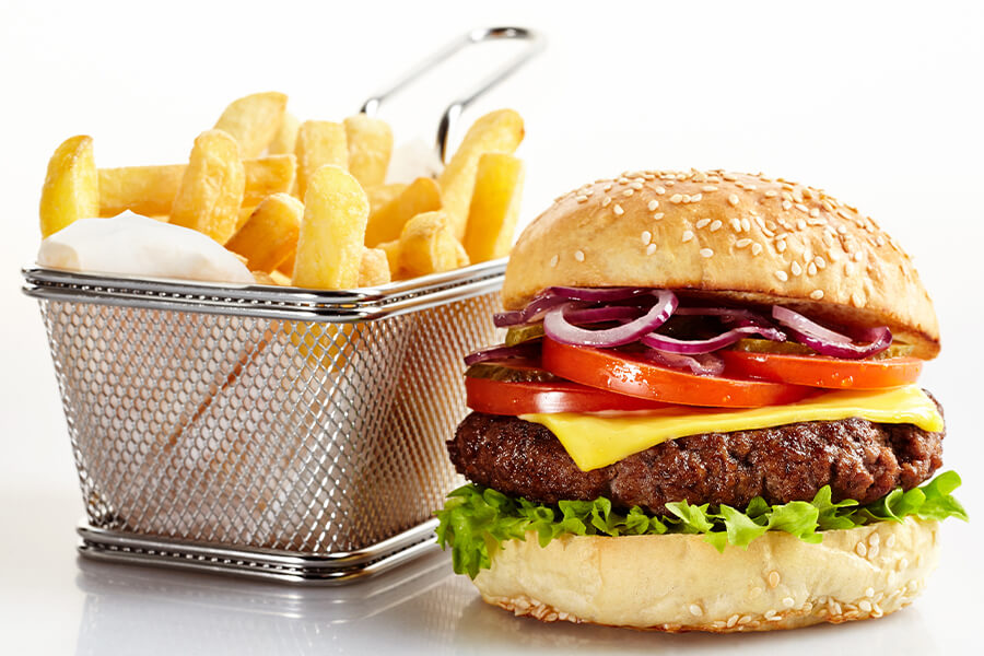   XXL Hamburger Menü